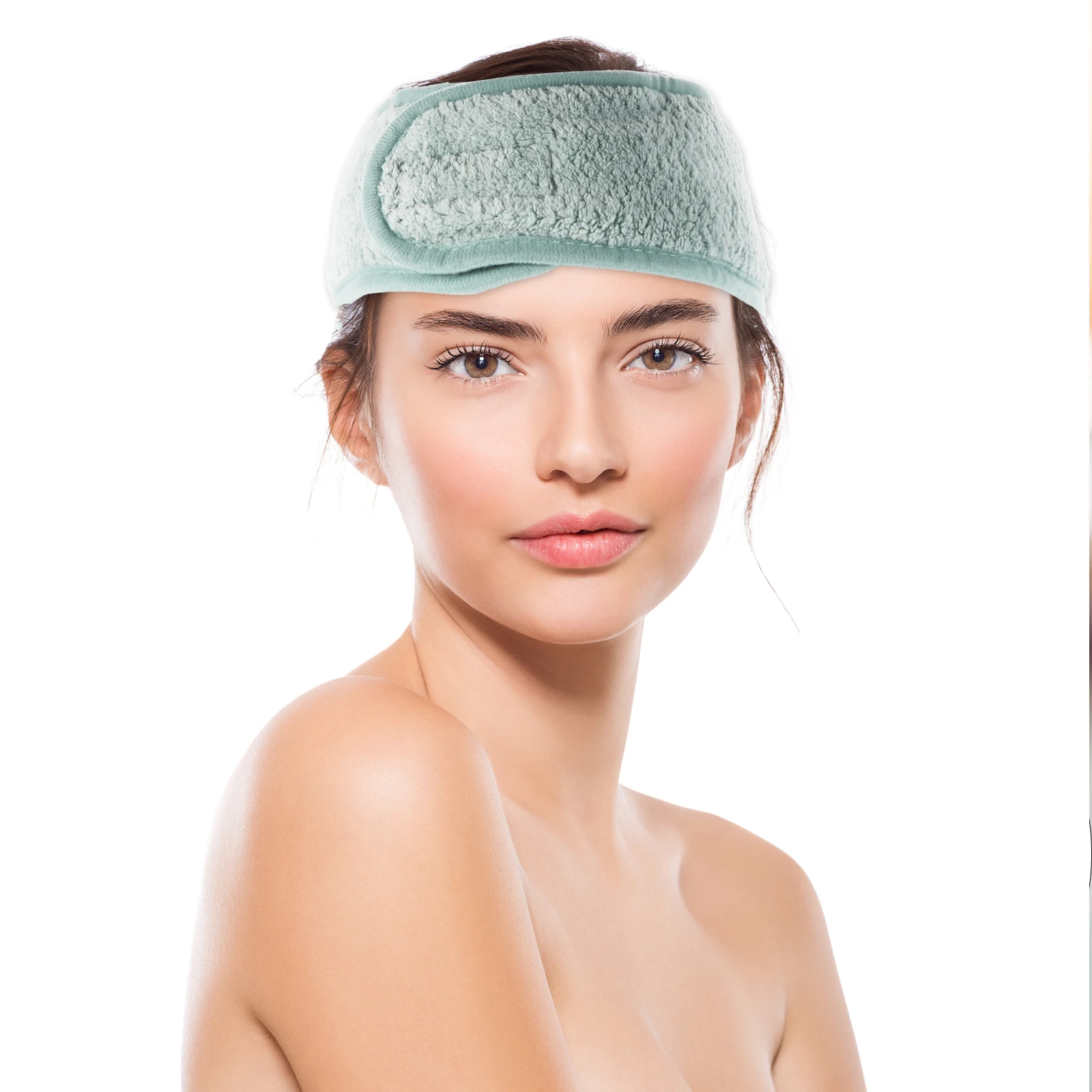 

2Pcs Face Washing Headband Women's Stretchable Makeup Hairband Absorbs Excess Water Keeps Hair Dry Bathing Shower Spa Use