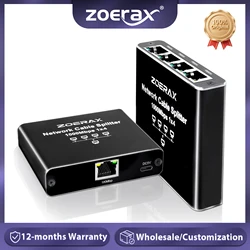 ZoeRax-divisor RJ45 1 a 2/3/4, adaptador Ethernet, extensor de Cable de red de Internet, acoplador RJ45 para PC, portátil, TV Box, enrutador