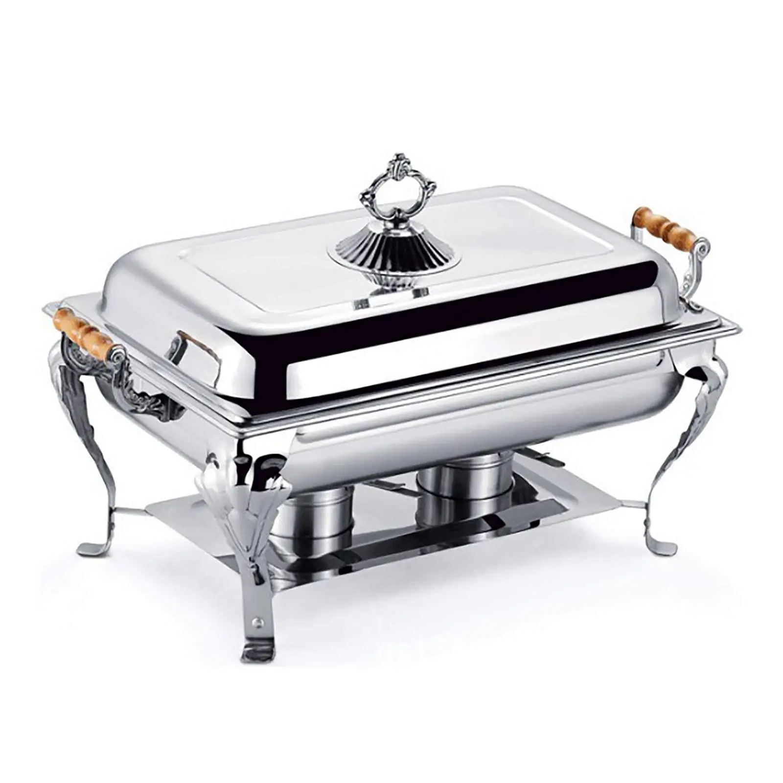 

9L Buffet Servers and Warmers,8QT Stainless Steel Chafing Dish Buffet Party Food Warmer Catering Chafer Chafing Dish,Rectangle C