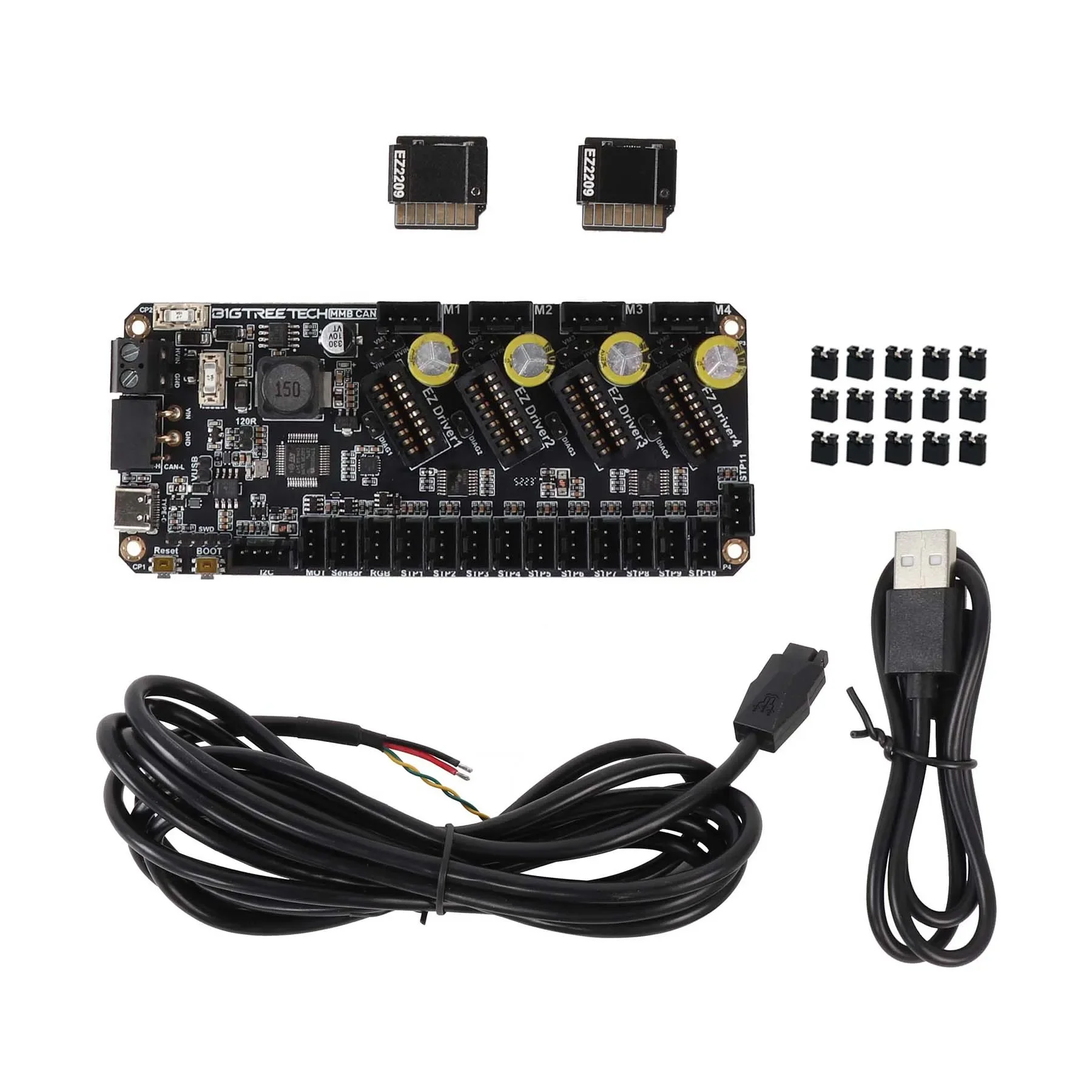 

BIGTREETECH ERCF Control Board MMB CAN V1.0 Enraged Rabbit Carrot Feeder CAN BUS Open Source for Klipper Voron 3D Printer Parts