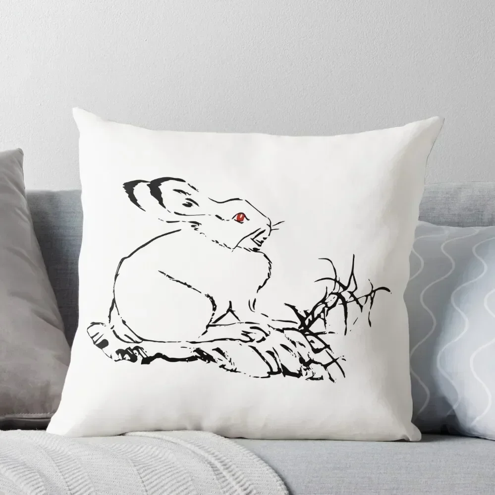 The Untamed Lantern Rabbit Throw Pillow Luxury Pillow Cover covers for pillows Decorative pillow case