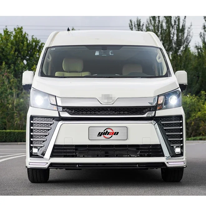 High Quality Front Body Kit front Bumper Fit For HIACE 200 Series 2019-2021 wide Series