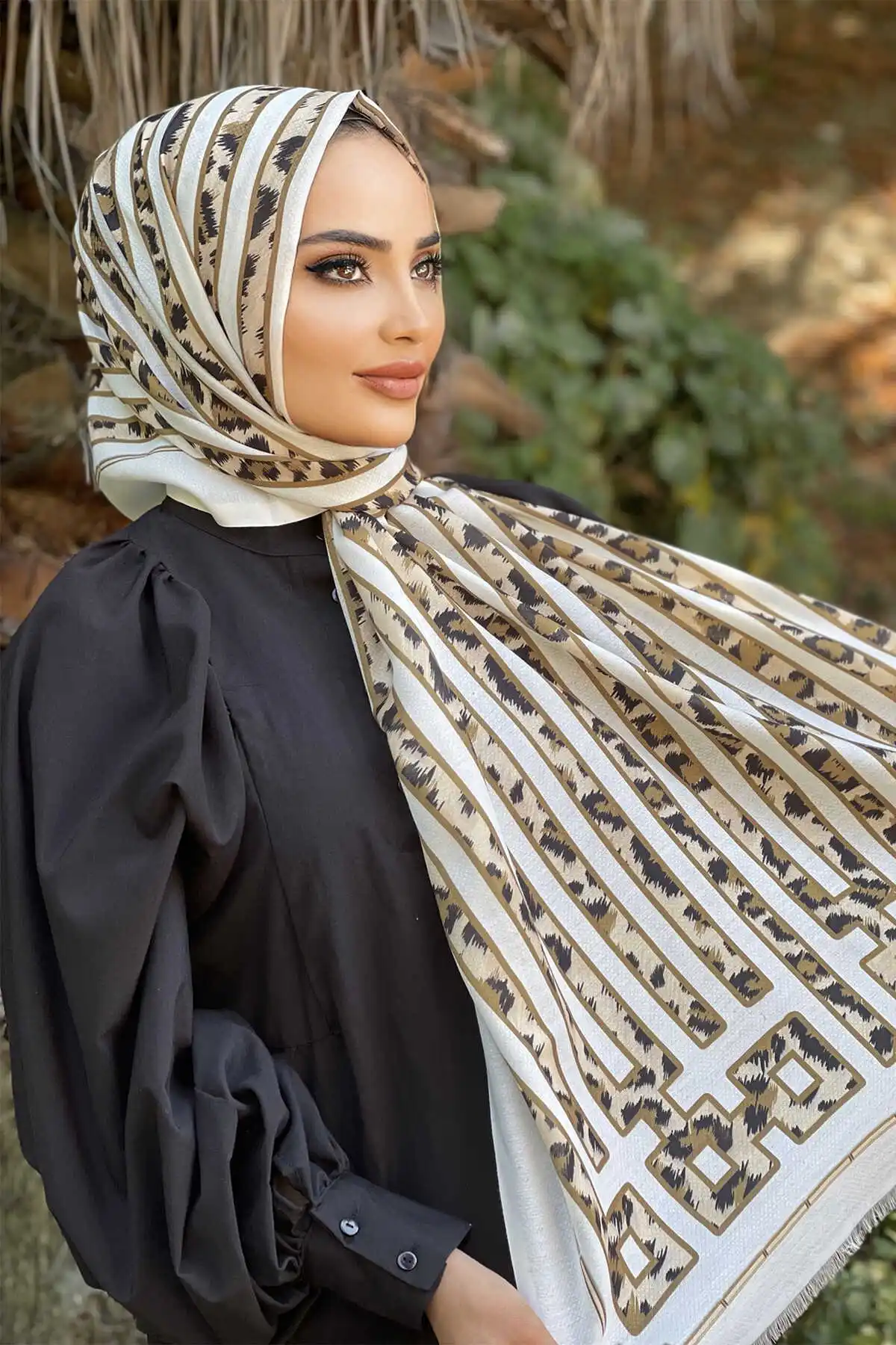 Cotton Pattern Shawl E- -Winter Autumn 2021 Muslim Women Hijab headscarf islamic Turkey