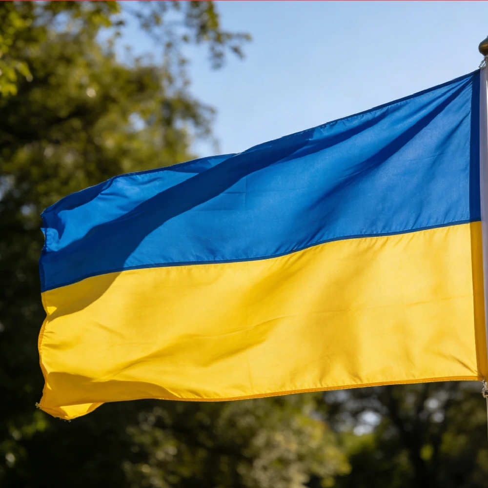 Ukraine Blue-Yellow Flag 90x150 Cm Polyester UV-Resistant for Souvenirs And National Celebrations