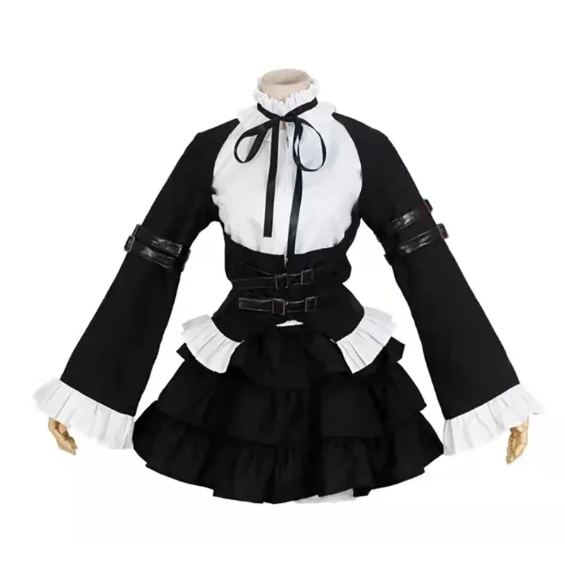

Women Lolita Dresses Girls Skirts Halloween Carnvial Party Suit Anime Fairy Tail Erza Scarlet Cosplay Costumes 2026