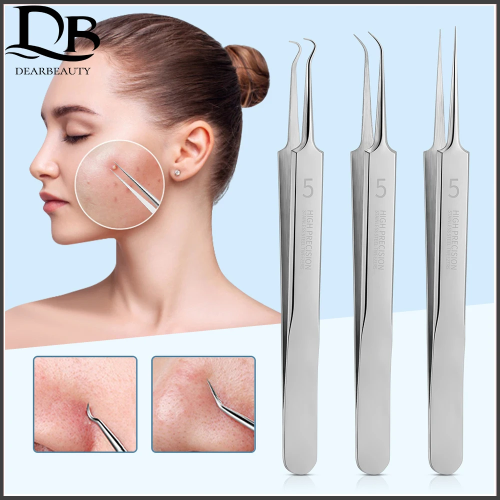 Acne Needle Set 3Pcs Stainless Steel Cell Clip Acne Clip Acne Needle Blackhead Removal Beauty Tools Skin Refreshing And Delicate