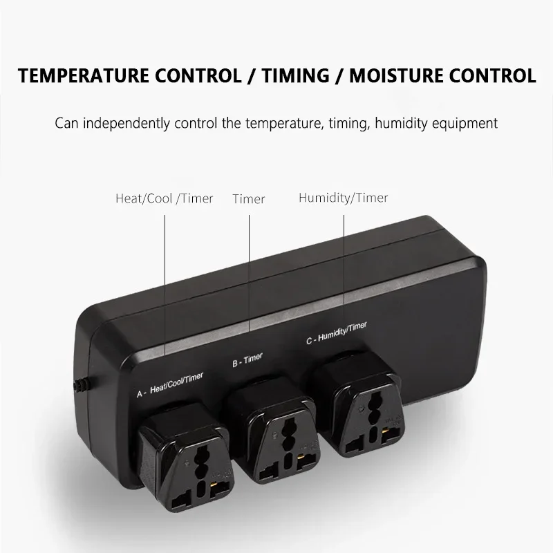 With Timer Regulator Digital Display Fully Automatic Controller Reptiles Breeding Box Supplies Repitzoo Reptile Thermostat