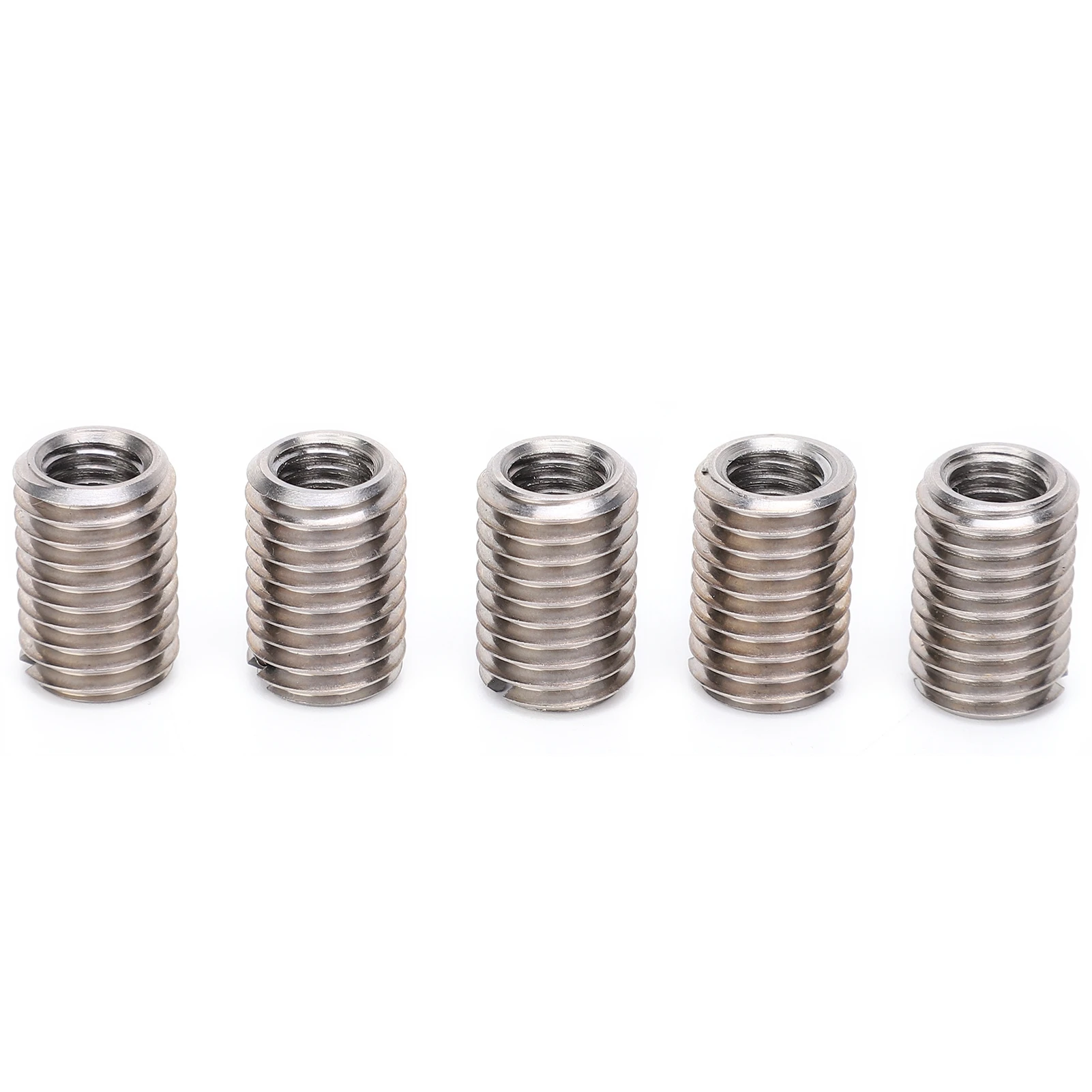 303 Stainless Steel Slotted Repair Nut Reducer Nut Stainless Steel Repair Sleeve M8 Female and M12 Male Thread Conversion