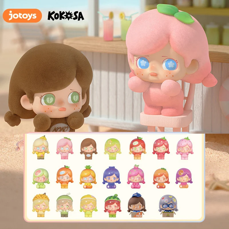 

New Genuine Jotoys Kokosa Fruit Party Serise Mini Blind Box Trendy Cute Fun Collection Home Ornament Decor Toy Birthday Gift