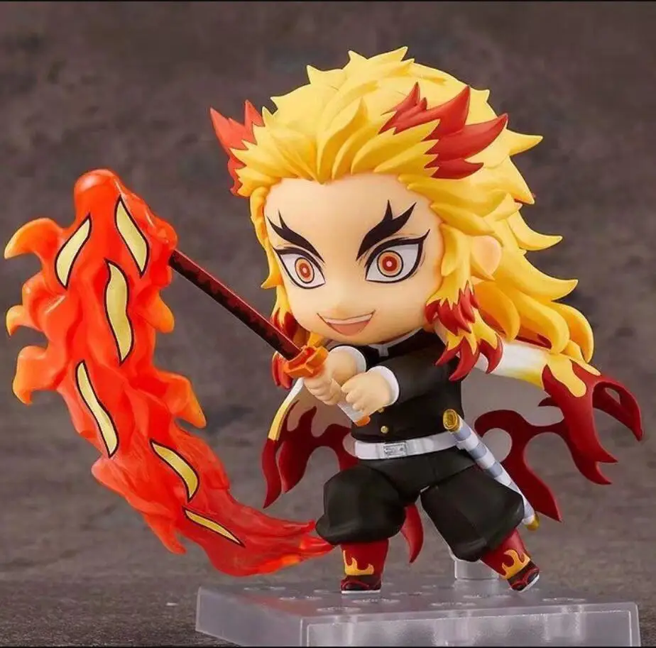 10cm Demon Slayer Rengoku Kyoujurou 1541 Action figure toys collection doll Christmas gift with box