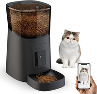 6L Automatic Pet Feeder With Camera Pet Bowls & Feeders Automatic Remote Control Pet Feeder Wifi With Camera