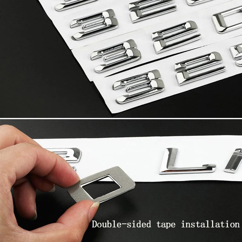 Car 3D ABS Trunk Letters Logo Badge Emblem Styling Decals Sticker For BMW 4 Series 420i 425i 428i 430i 435i 440i F30 F32 F33 F36