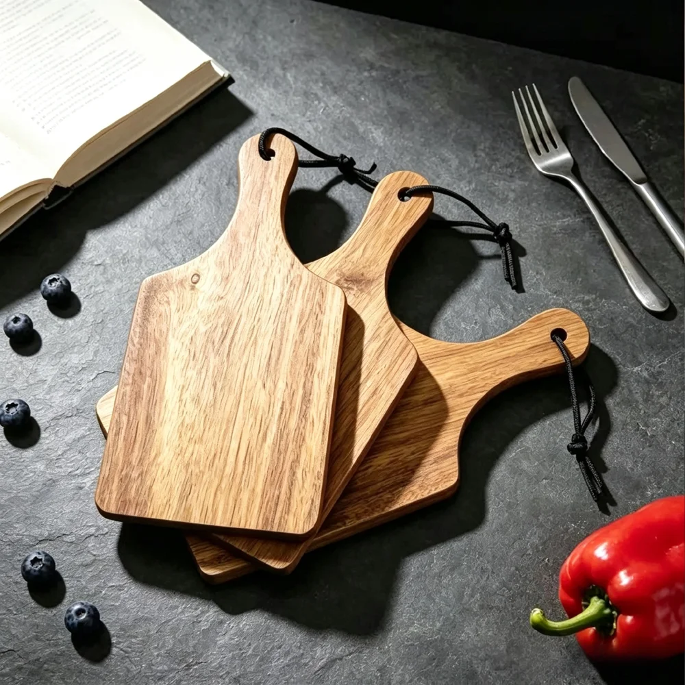 Woodworking Plan - Akasya ağacından mini kesme tahtası 3
