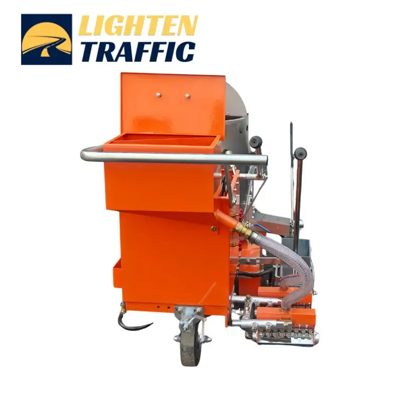 نظام الذوبان والعلامات المتكامل لحركة المرور الخفيفة، أداة وضع علامات على الطرق، آلة وضع علامات خط الطريق بالحرارة #2