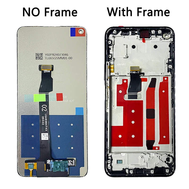 6.5“nova 7 SE CDY-AN00 Display For Huawei P40 Lite 5G CDY-NX9A lcd Touch Panel Screen Digitizer For Honor 30S CDY-AN90 LCD Frame image 5