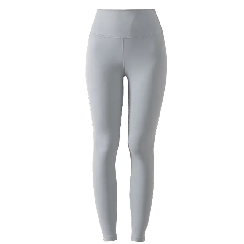 High waist seamless belly and hip pants cool feeling high elastic anti-ultraviolet anti-pilling body sculpting fitness
