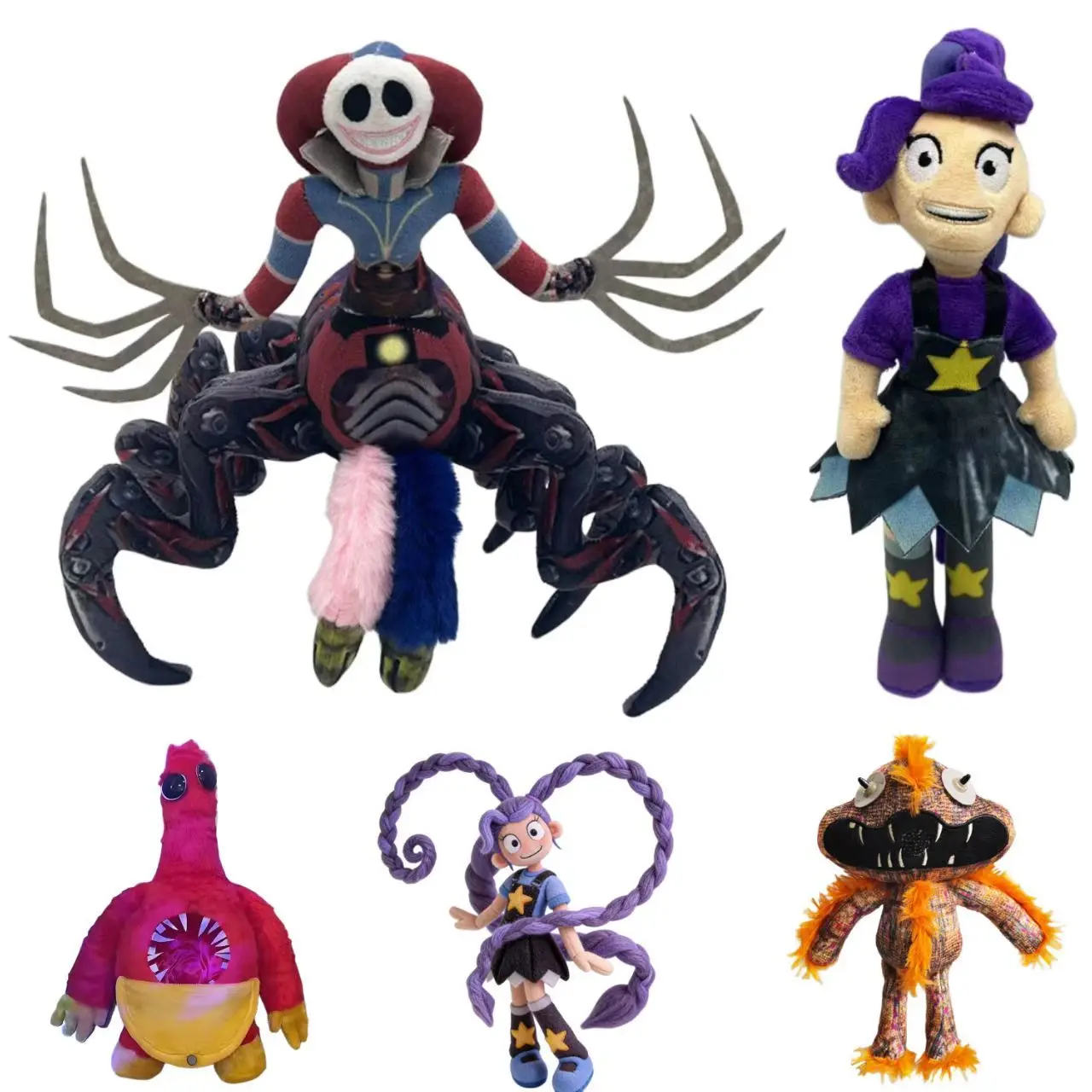 

Плюшевая игрушка-прототип 1006: Кукла-клоун-монстр Лили Лавбредс Чам-Чомпкинс, мягкая игрушка для детей, коллекционный предмет для игр