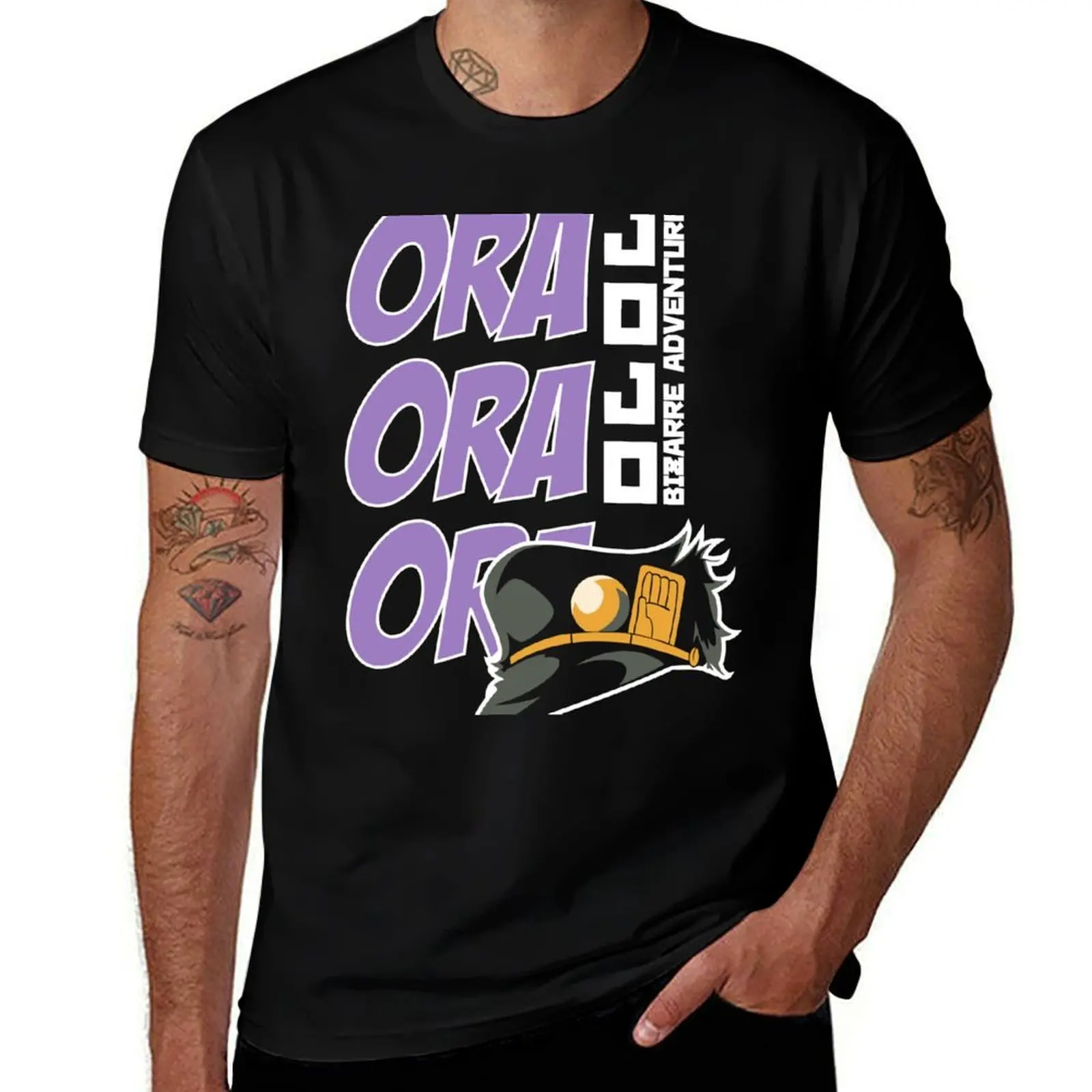

ora ora ora T-Shirt man t shirts for men t shirts for man graphic tees cotton t shirts man 100% T-Shirt