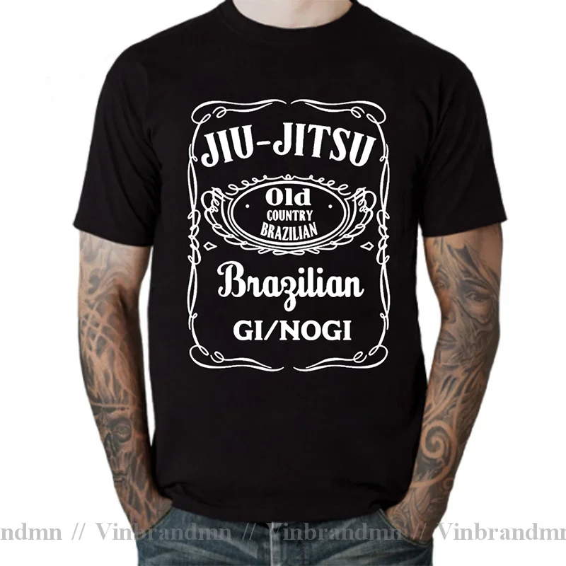 New Hot Sale Men Brazilian Jiu Jitsu BJJ T-shirt BJJ Jiu Jitsu T shirts No Gi No Problem Jiu Jitsu Train Shirt Streetwear Tshirt