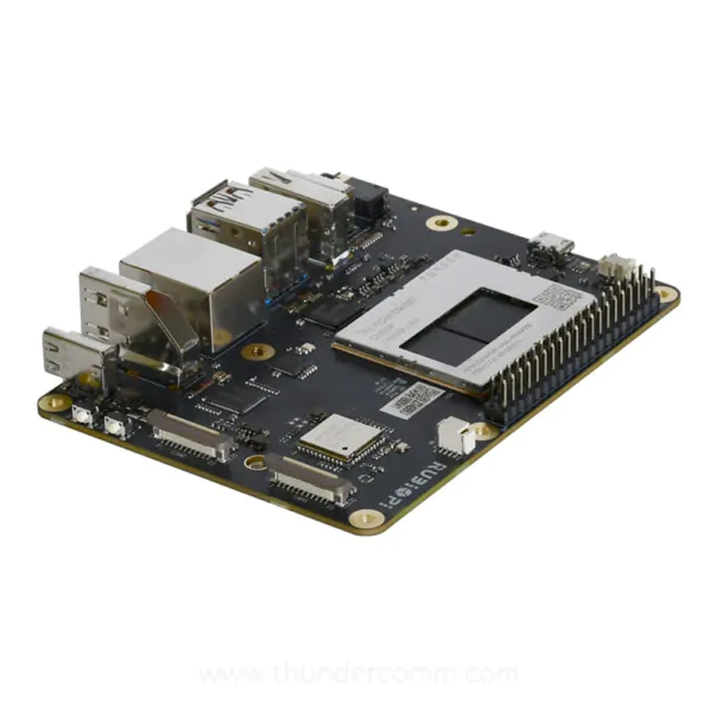 لوحة تطوير RUBIK Pi 3 مع عملية Qualcomm Dragonwing QCS6490 6nm من الدرجة الصناعية مفتوحة المصدر Android 13 Linux/Ubuntu