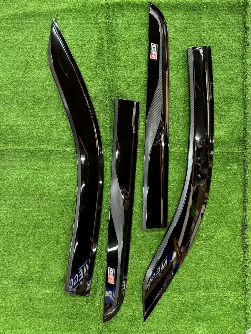 Injection Wind Deflectors Black Rain 3mm GR Window Visor 4x4 Accessories For Toyota Hilux 2015-2023 Double Cabs
