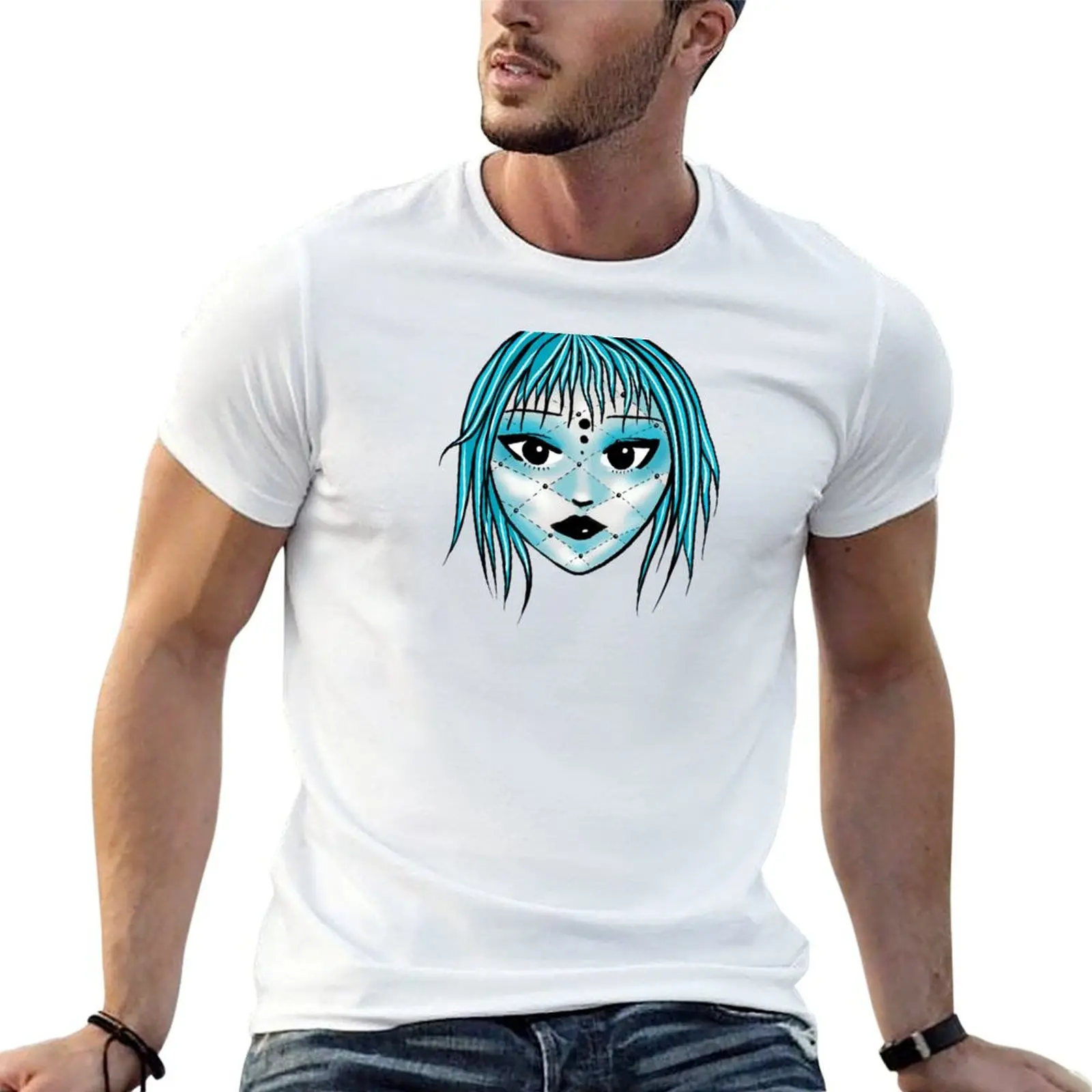 Harlequin Girl T-Shirt graphic shirts sports fans mens graphic t-shirts anime