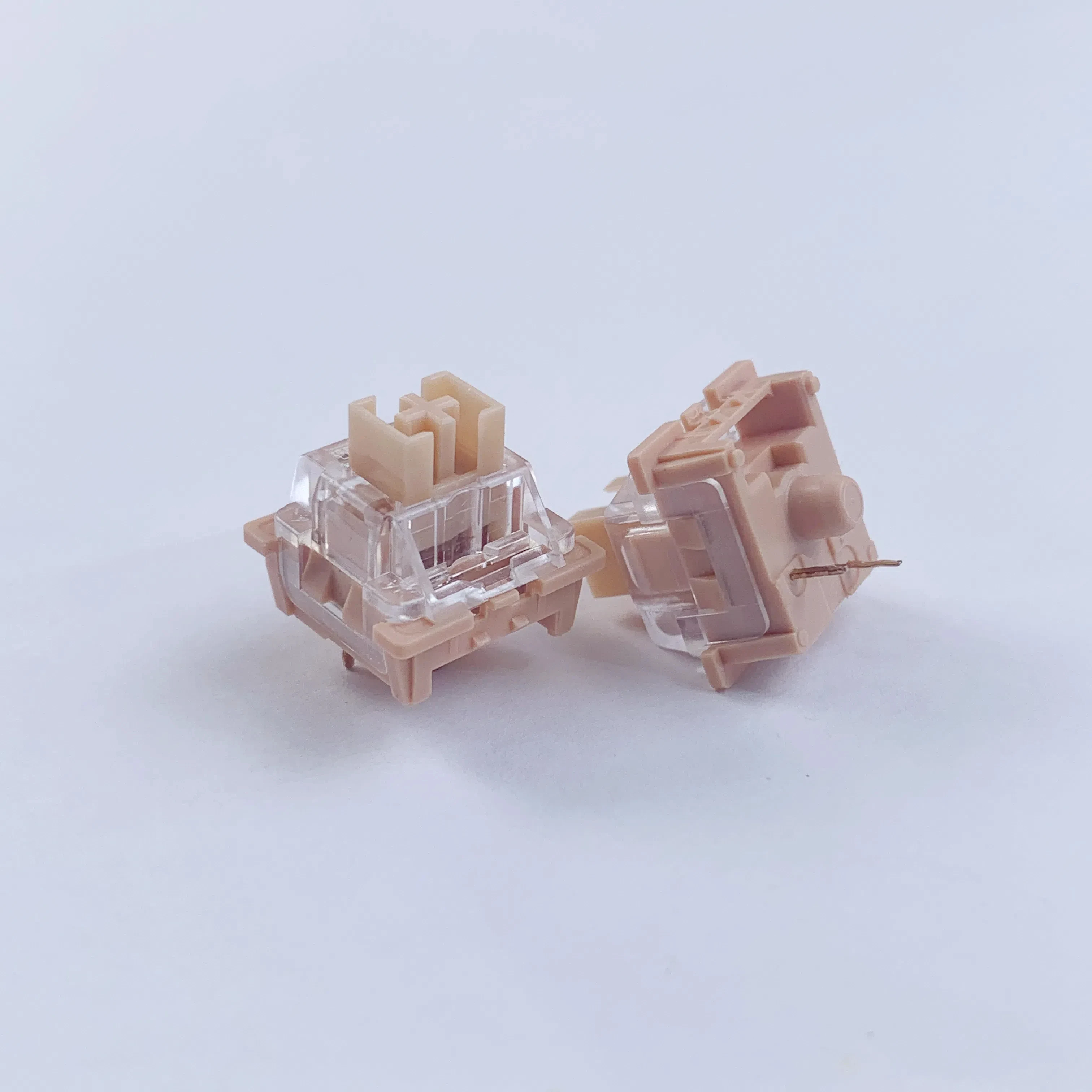 Imagem -02 - Outemu-teclado Mecânico Tátil Interruptor de Chá de Leite Hot Swappable Compatível com mx Fabricante Lubed Pin