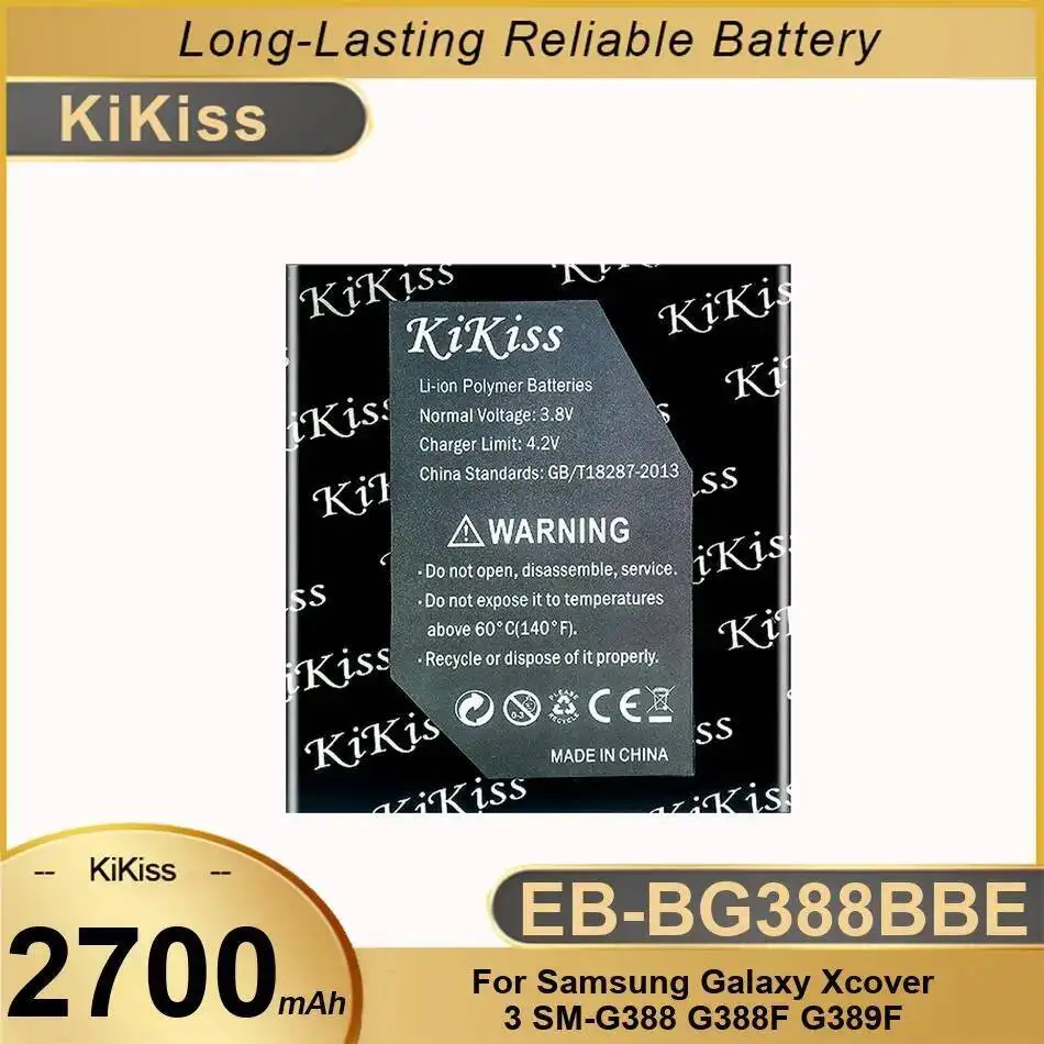 

EB-BG388BBE Аккумулятор мобильного телефона с быстрой зарядкой для Samsung Galaxy Xcover 3 SM-G388 G388F G389F 2700 мАч