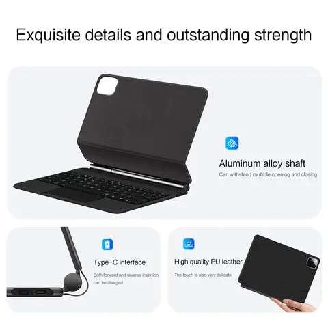 Magic Keyboard Folio för Xiaomi Pad 7 2024 Mi Pad 7 Pro 11,2 10 best sales iPad Pro-tangentbord - №7