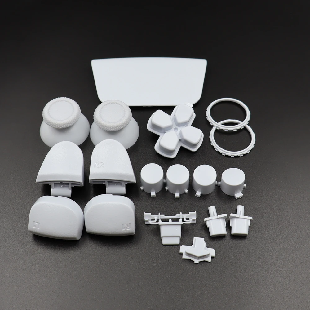 1Set Vervanging Knoppen Set D-Pad L1 R1 L2 R2 Trigger Knop Sleutel Accent Ring Voor PS5 V3 3.0 BDM-030 Controller
