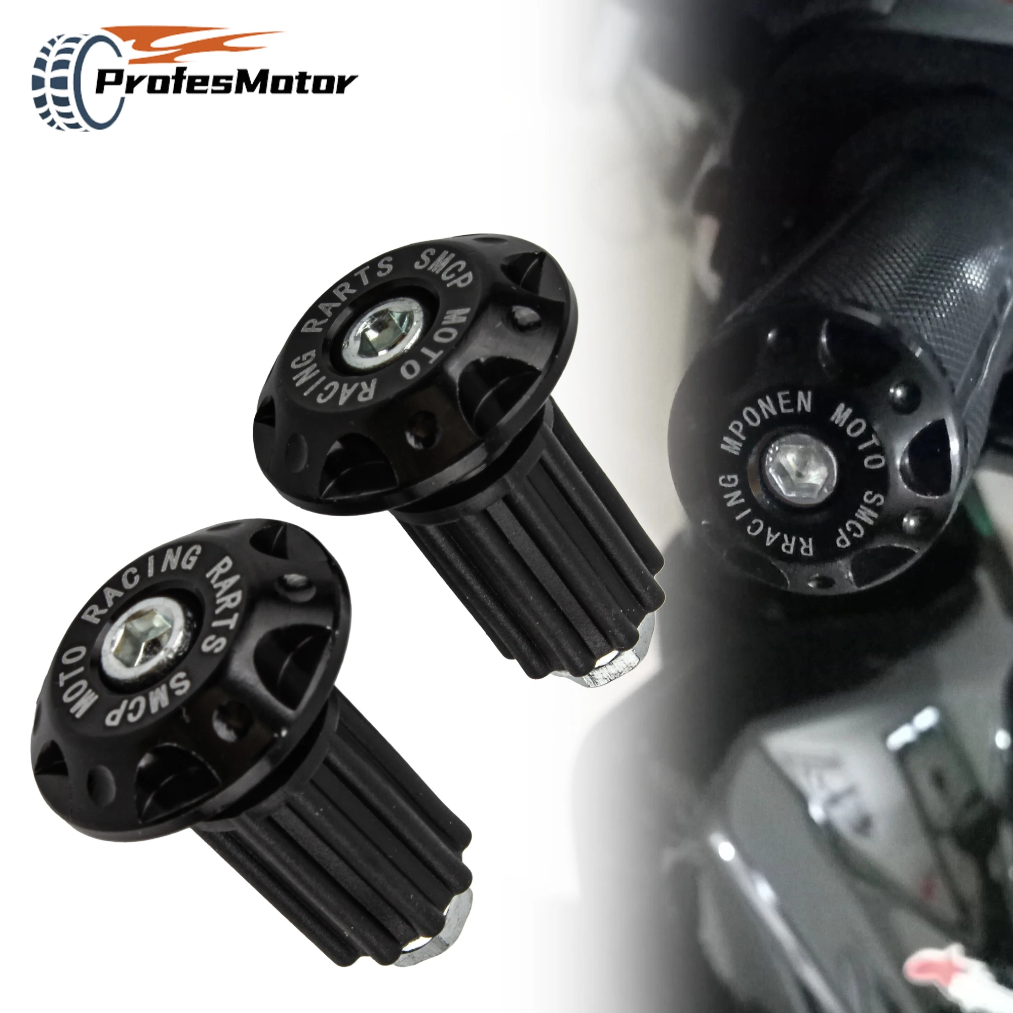 Универсальная заглушка на руль мотоцикла, алюминиевая заглушка с ЧПУ, слайдер крышки руля для Honda KTM Yamaha DirtBike, аксессуары