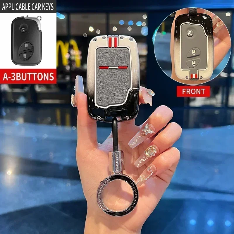 

zinc alloy Car Key Case Shell Cover Fob For Lexus NX ES UX US RC LX GX IS RX 200 250h 350h LS 450h 260h 300h UX200 Accessories
