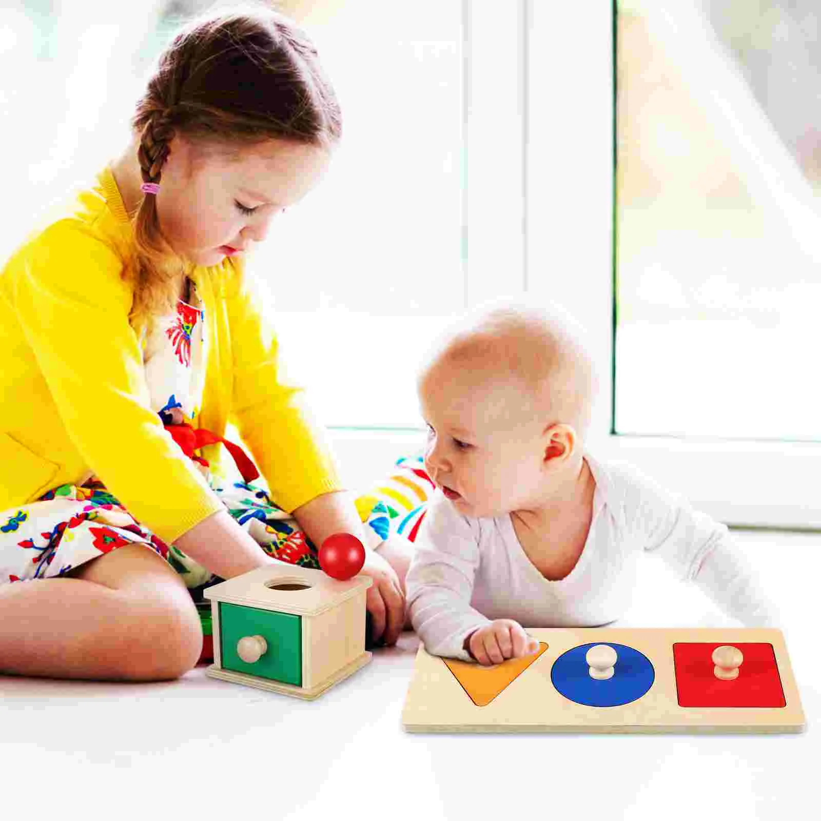 Thing Montessori Teaching Aids Baby Puzzle Toddler Lotus Tree Kids Educational Toy Sensory Toys