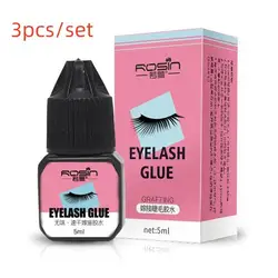 3PCS Eyelashes Extension Glue Waterproof Lasting Grafting Lashes Glue Quick Drying Adhesivee Irritant Women Makeup Tools