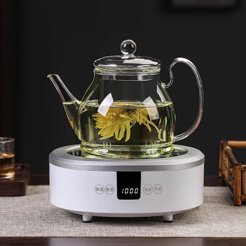 

1000W Electric Ceramic Heater Tea Maker Smart Tea Stove Electric Hot Plate Boiled Water Multicooker Mini Heating Furnace 220V