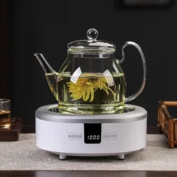 1000W Electric Ceramic Heater Tea Maker Smart Tea Stove Electric Hot Plate Boiled Water Multicooker Mini Heating Furnace 220V