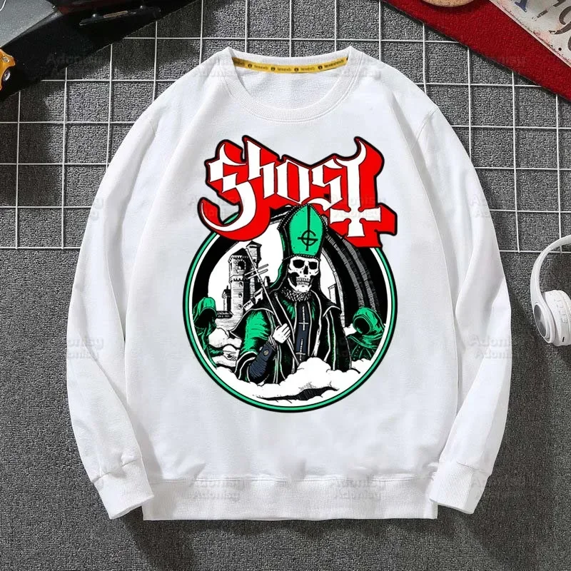 Ghost Band Hard Rock Band Men Hip Hop Sweatshirt Hoodie Harajuku Ghost B.C. Heavy Metal Pullover Hoodie Winter Autumn Hoodie