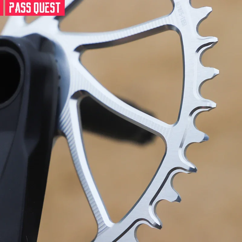 PASS QUEST 3mm Offset Chainring 40T/42T/44T/46T/48T/50T/52T/54T Narrow Wide Chainring for SRAM GXP Gx xx1 Eagle 10S 11S 12S