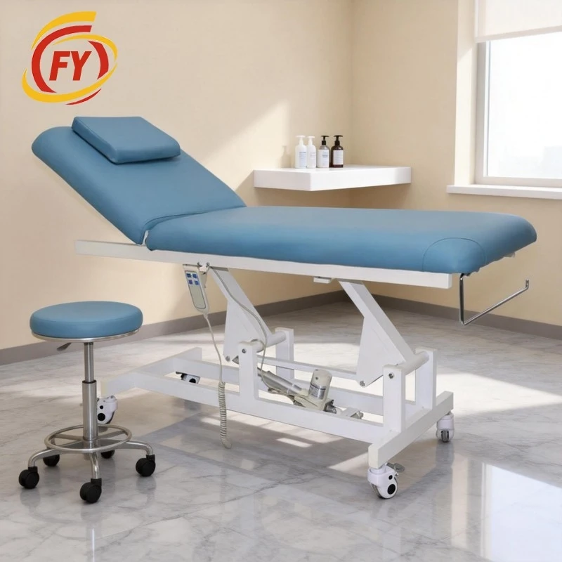 Massage Table & Bed,Traditional Medicine Massage , Eyelash Beauty Salon Foot-Controlled Lifting Management Bed, Ph