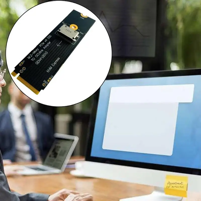 F3KE Mainboard M.2 M chave Porta NVME para ocul SFF 8612 Conversor porta para 2,5 polegadas NVME U.2 (SFF 8639) SSD