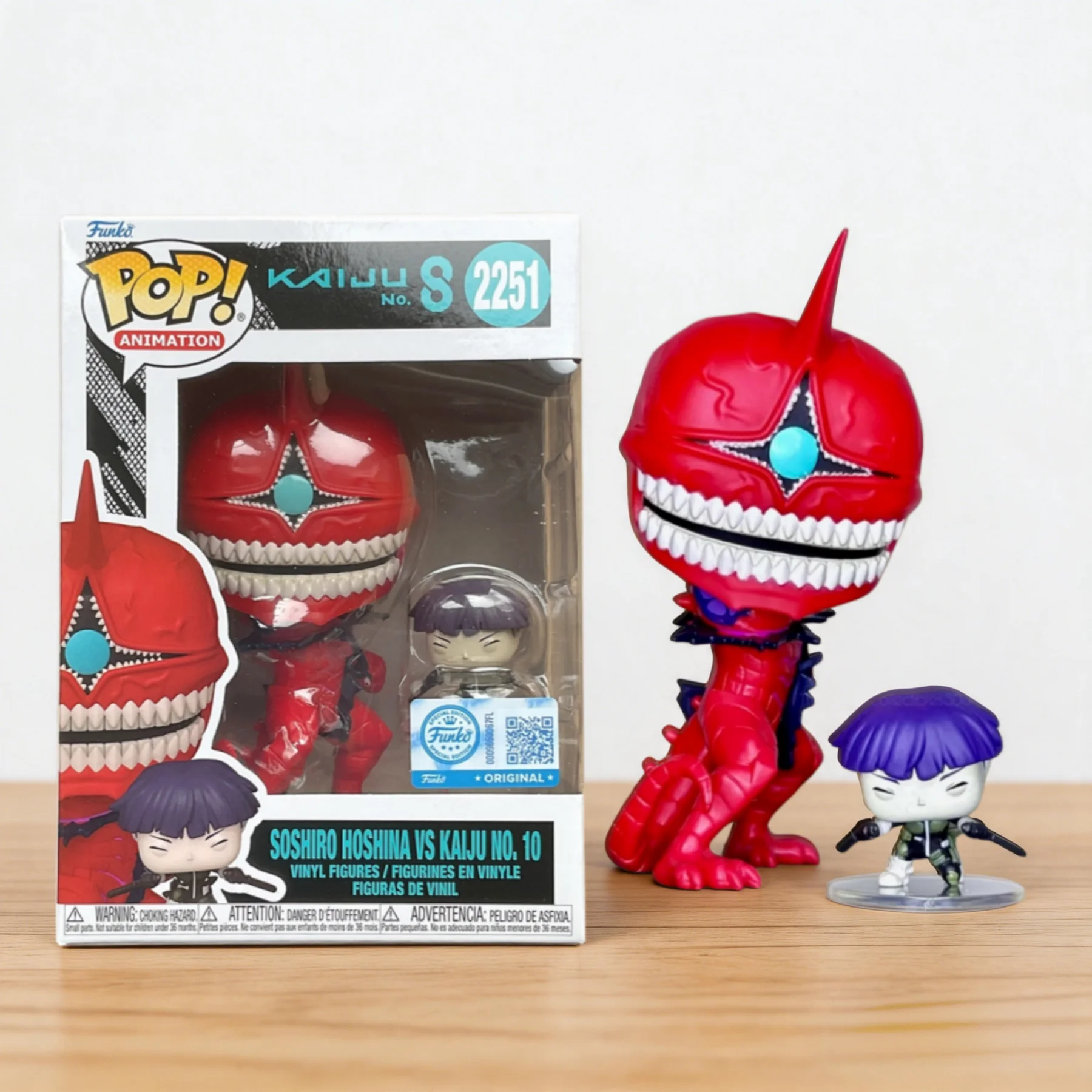 Funko Pop Buddy Soshiro Hoshina vs Kaiju No. 10 Figure 2251 Kaiju No. 8 Limited Edition Officially Licensed Collectible Gift