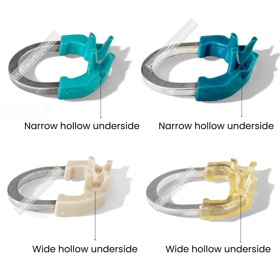 Dental Metal Matrices Clamp Sectional Matrix V3 System Ni-Ti Retaining Rings Contoured Bands Universal Narrow Deep Fits Palodent