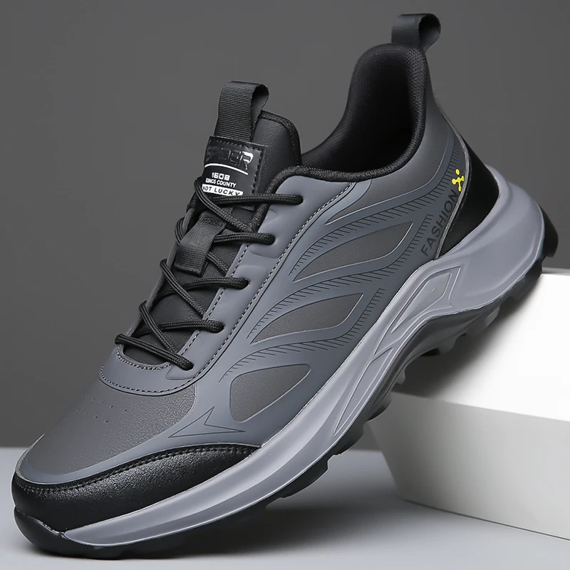 

Winter Men's Sneakers Fashion Black Causal Walking Snow Shoes For Men Sport Running Basketball Sneakers Male Warm Shoes