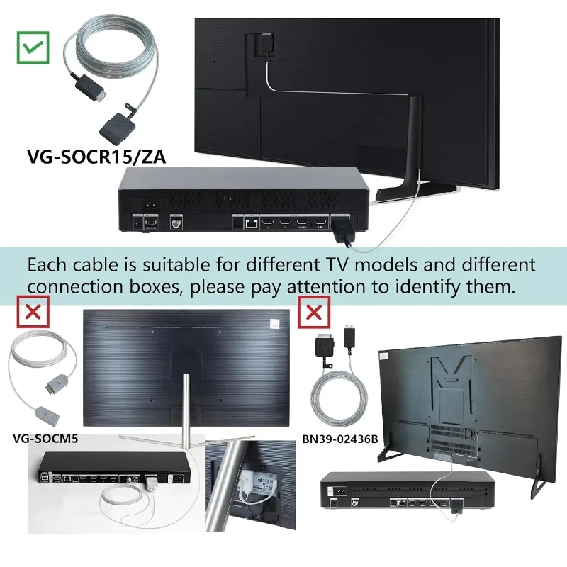 НОВЫЙ кабель One Connect 16,4 фута BN39-03006A для Samsung QLED Frame TV 43 "-85" LS03D QE49LS03RAU QE55LS03RAU QE55Q85RAT QE55Q90RAT