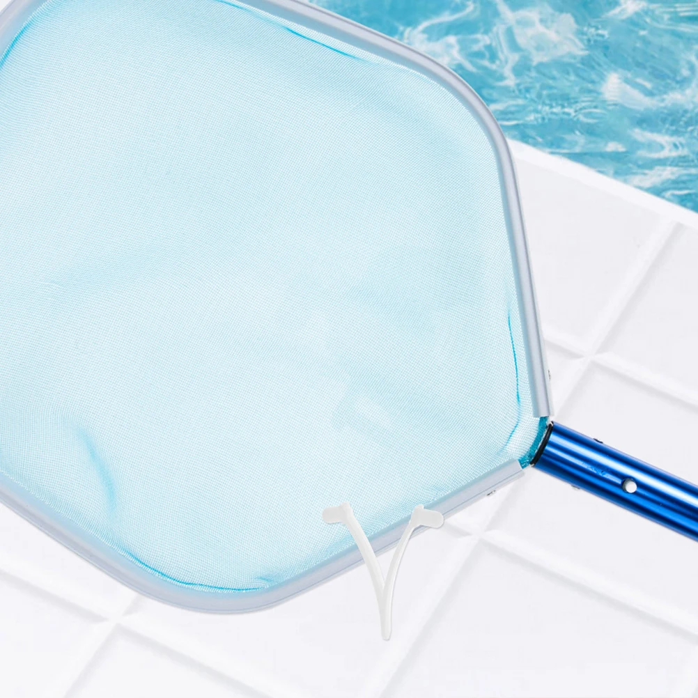 

20pcs Pool Handle V Clips for Skimmer Pole Attachment Durable Swimming Pool Accessories Brush Net