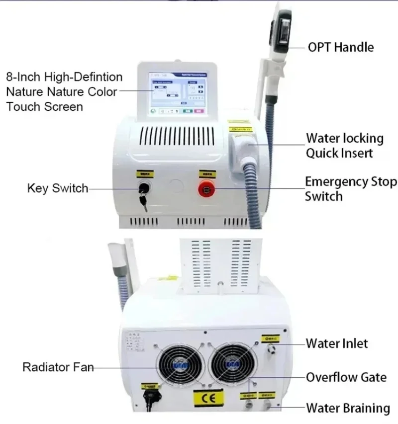 IPL OPT permanent painless hair removal machine, a skin regeneration device, cost-effective