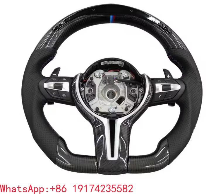 

Carbon Fiber Steering Wheel for BMW M2 M3 M4 M5 M6 X5 F30 F80 F82 F83 F87 LED
