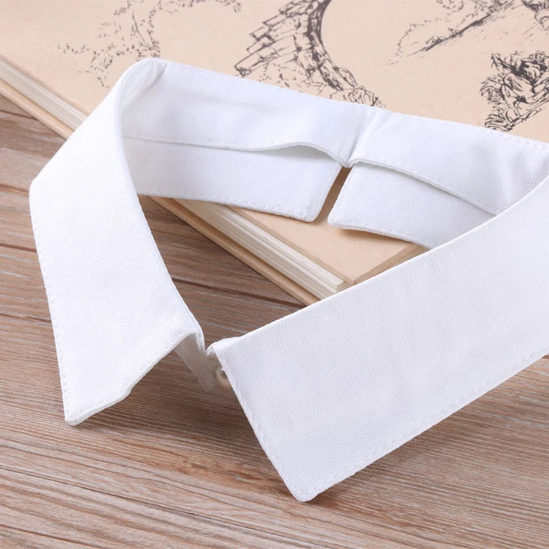 

Classic Collar Shirt Fake Collar Tie Vintage Detachable Collar False Collar Lapel Blouse Top Women/Men Clothes Accessories