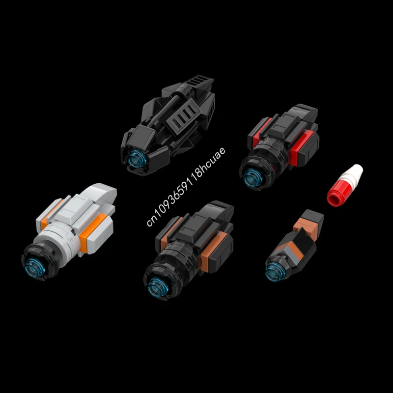 114 elementów MOC The Expanse Małe statki nan Model Klocki konstrukcyjne Architektura DIY Zabawki do składania dla dzieci Pomysły na rękodzieło Prezenty świąteczne