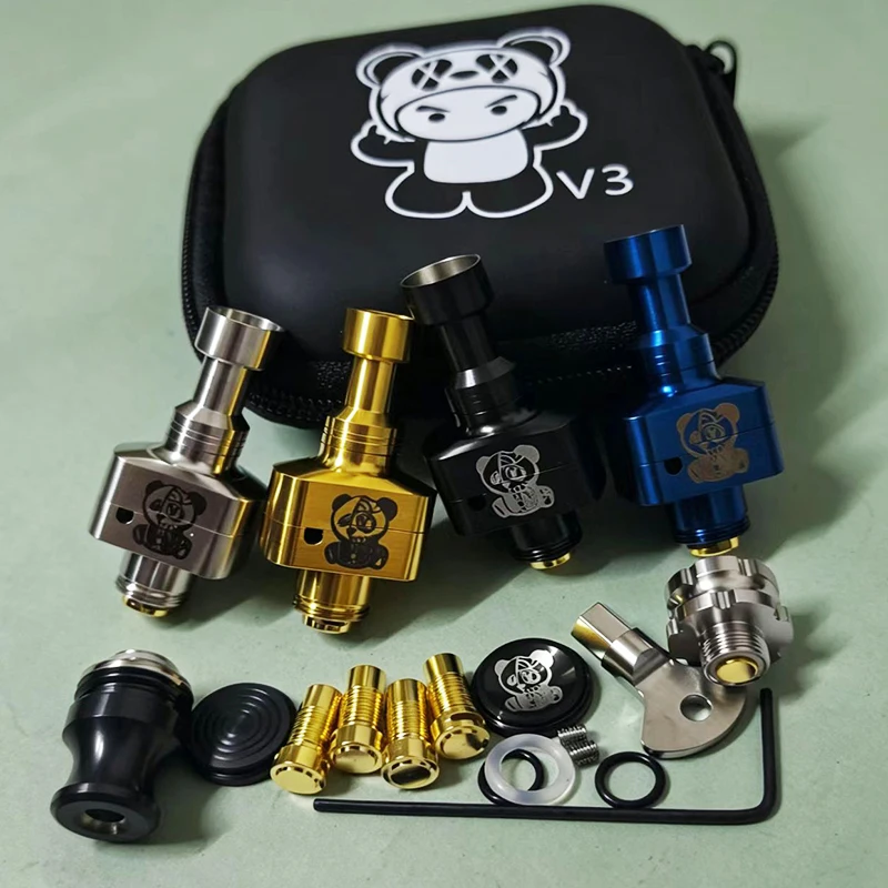 NEW Wick'd Bridg'd Omega Panda V3 Style RBA Bridge MTL / DL 1.2mm/2.5mm/3.0mm/3.5mm/4.0mm For BB Bilet Box v4 v5 trim part